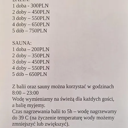 Chalé Przy Miedzy *